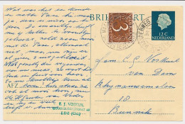 Briefkaart G. 336 / Bijfrankering Ede - Bunnik - Postwaardestukken