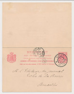 Briefkaart G. 54 A Delft - Brussel Belgie 1900 - Postwaardestukken