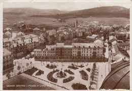 ASIAGO-VICENZA-PIAZZA LATO SUD- CARTOLINA VERA FOTOGRAFIA VIAGGIATA IL 19-9-1938 - Vicenza