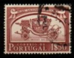 PORTUGAL     -    1952 .  Y&T N° 758 Oblitéré  .   Carrosse - Used Stamps