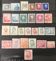 Lot De 26 Timbres Oblitérés Tchécoslovaquie 1947 / 1949 - Used Stamps
