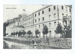 CPA - 25 - Guillon-les-Bains - (Etablissement Thermal, Barque) - Animée - Circulée En 1911 - Autres & Non Classés