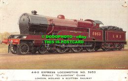 R466300 4 6 0 Express Locomotive No. 5953. Rebuilt Claughton Class. London. Midl - Andere & Zonder Classificatie