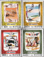 North-Korea 1997A-2000A (complete Issue) Unmounted Mint / Never Hinged 1980 Aviators - Corea Del Norte