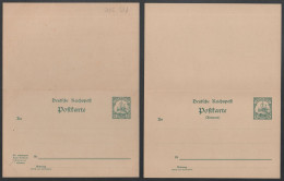 KAMERUN - CAMEROUN / 1900 # P13 DOPPEL GSK / KW 35.00 EURO - ENTIER DOUBLE REPONSE PAYEE - Camerún