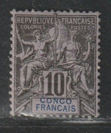CONGO - N°16 * (1892) 10c Noir Sur Lilas - Ungebraucht