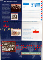 Great Britain - GB / UK, QEII 1997 ⁕ BY AIR MAIL Aerogramme, Royal Mail, Bell, Alexander Graham ⁕ Unused Cover - Postwaardestukken