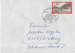 Germany Deutschland 1973 FDC Aachen,Bremen Und Saarbrucken, Canceled In Bonn - 1971-1980