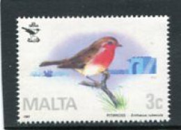 MALTA - 1987  3c  BIRDS  MINT NH - Malta