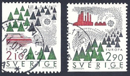 Schweden, 1986, Michel-Nr. 1397-1398, Gestempelt - Usados