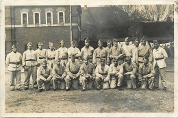 Militaires-ref E100-carte Photo -militaires -militaria -regiment - 158eme Ri D Infanterie -caserne Stirne - Strasbourg - Strasbourg