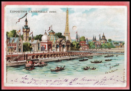 75 - PARIS - Exposition Universelle 1900 --Rive Gauche De La Seine ---Colorisée ---Pionniere - Exhibitions