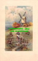 R466806 Village And Windmill. Postcard. 1905 - Mundo