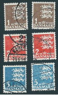Dänemark 1946, Mi.-Nr. 289-291 X+y, Gestempelt - Oblitérés