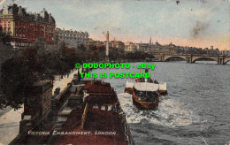 R466354 London. Victoria Embankment. J. W. B. Commercial Series - Other & Unclassified