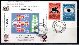 ITALIA 90 REPUBBLICA ITALY REPUBLIC 1962 MOSTRA D'ARTE CINEMATOGRAFICA DI VENEZIA SERIE MAXI MAXIMUM CARD CARTOLINA - Maximumkaarten