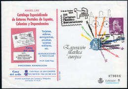 Madrid - Perforado - Edi O SEP 17D - Sobre Anunciador Perforación "Tren" (dibujo) Mat "Gijón 7/Oct./94" - 1931-....