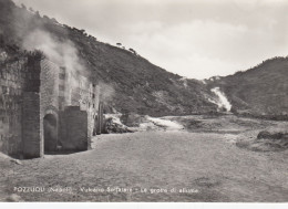 POZZUOLI-NAPOLI-VULCANO SOLFATARA- 3 CARTOLINE VERA FOTOGRAFIA NON VIAGGIATE-1952-1959 - Pozzuoli