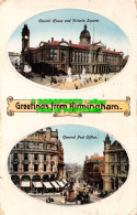 R466621 Greetings From Birmingham. General Post Office. Council House And Victor - Mundo