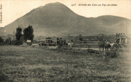 ARRIVEE DES CARS AU PUY DE DOME - Other & Unclassified