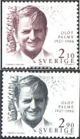 Sweden 1384-1385 (complete Issue) Unmounted Mint / Never Hinged 1986 Death Of Olof Palme - Ongebruikt