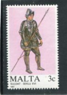 MALTA - 1987  3c  UNIFORMS  MINT NH - Malte