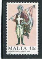 MALTA - 1987  10c  UNIFORMS  MINT NH - Malte