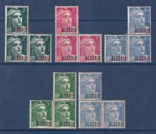 Algérie - YT N° 237 à 241 ** - Neuf Sans Charnière - 1945 à 1947 - Unused Stamps