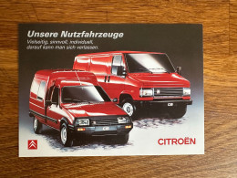 Carte Citroën C15 / C25 (Allemagne) - Publicités