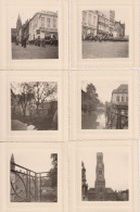 BELGIQUE  -  BRUGES  -  LOT DE 18 PHOTOS  - NOVEMBRE 1958  - - Lieux