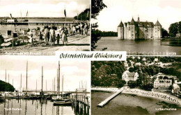 72691408 Gluecksburg Ostseebad Strand Promenade Schloss Yachthafen Gluecksburg ( - Autres & Non Classés