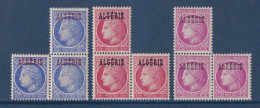 Algérie - YT N° 227 à 229 ** Et * - Neuf Sans Et Avec Charnière - 1945 à 1947 - Neufs