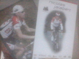 CYCLISME  : 2 CARTES NICOLAS JALABERT - Cyclisme