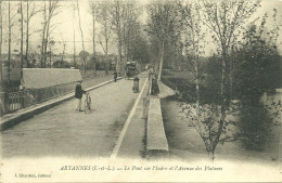 37  ARTANNES - LE PONT SUR L' INDRE ET L' AVENUE DES PLATANES (ref 8353) - Other & Unclassified