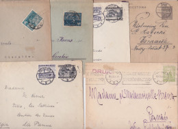 Pologne Polska Poland Polen Lot De 35 Lettres Anciennes Timbre Stamp Old Mail Cover Before 1950 Alte Brief Briefmarke - Covers & Documents