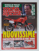 60546 Motosprint 1988 A. XIII N. 49 - Gilera 600 RC / Aprilia 125 Pegaso +POSTER - Motores