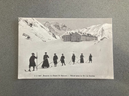 Hospice Du Grand St. Bernard Depart Pour Le Col De Fenetre Carte Postale Postcard - Other & Unclassified