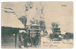 BL 39 - 15351 LYNTUPY, Pastavy, Church, Belarus - Old Postcard, CENSOR - Used - 1916 - Weißrussland