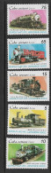 CUBA 2000 TRAINS  YVERT N°3863/3867 NEUF MNH** - Eisenbahnen
