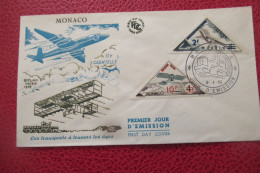 MONACO  FDC 1956  Transports à Travers Les Ages - FDC