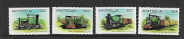 ANTIGUA 1981 TRAINS  YVERT N°601/604 NEUF MNH** - Trenes