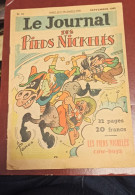 Le Journal Des Pieds Nickelés  Cow Boys N° 10 PELLOS 09/1949 - 31 Pages - Pieds Nickelés, Les