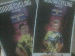 CYCLISME  : 2 CARTES SIGNEES DE TOM WIRTGEN - Cyclisme
