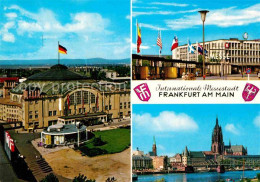 72688718 Frankfurt Main Internationale Messestadt Fahnen Hauptbahnhof Dom Frankf - Frankfurt A. Main