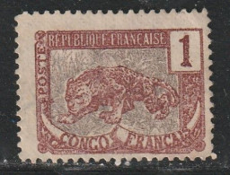 CONGO - N°27b Nsg (1900-04) Corne Tronquée à Droite - Unused Stamps