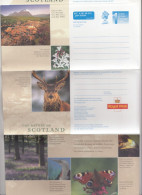 Great Britain - GB / UK, QEII 1997 ⁕ BY AIR MAIL Aerogramme, Royal Mail, The Nature Of SCOTLAND ⁕ Unused Cover - Material Postal