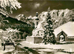 72688141 Ramsau Berchtesgaden Mit Reiteralpe Kirche Berchtesgadener Alpen Ramsau - Berchtesgaden