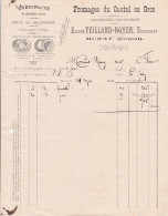 15-E.Teillard-Boyer.....Fromages Du Cantal..Murat...(Cantal)...1912 - Alimentaire