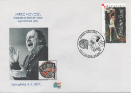 Croatia, Basketball, Coach M. Novosel In Hall Of Fame Springfield 002 - Basket-ball