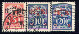ESTONIA, NO.'S 85, 86 AND 88 - Estonie